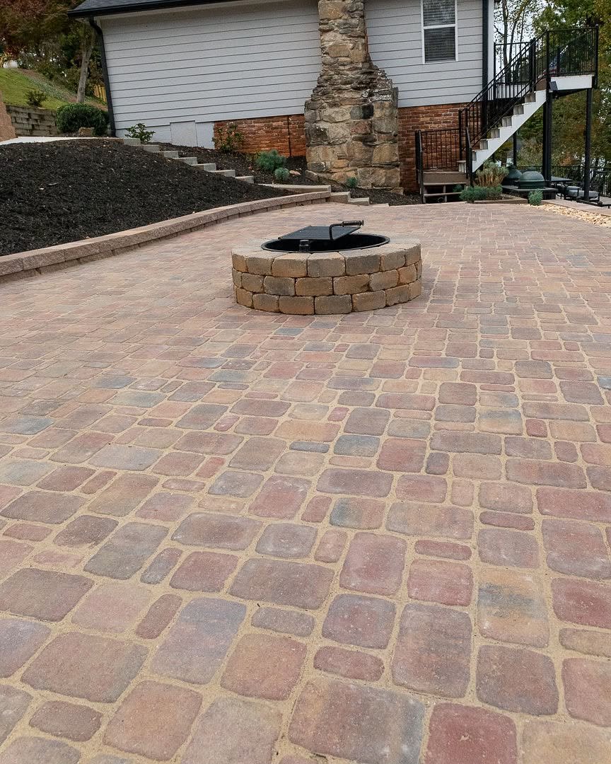 Concrete patio