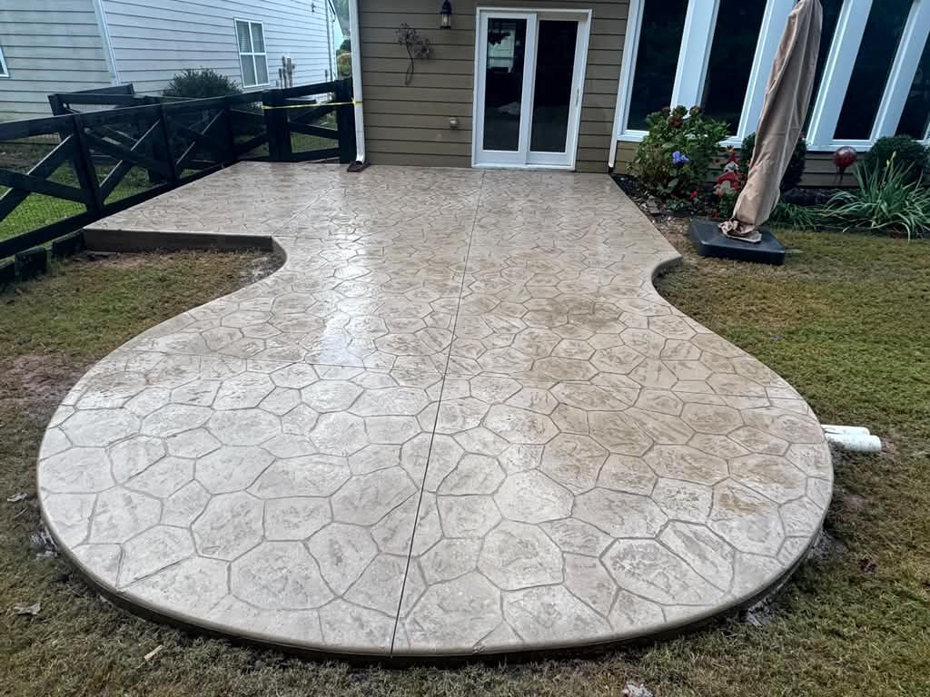 Stamped concrete