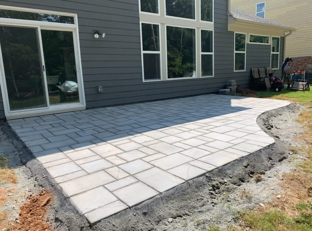 Modern Patio Installation