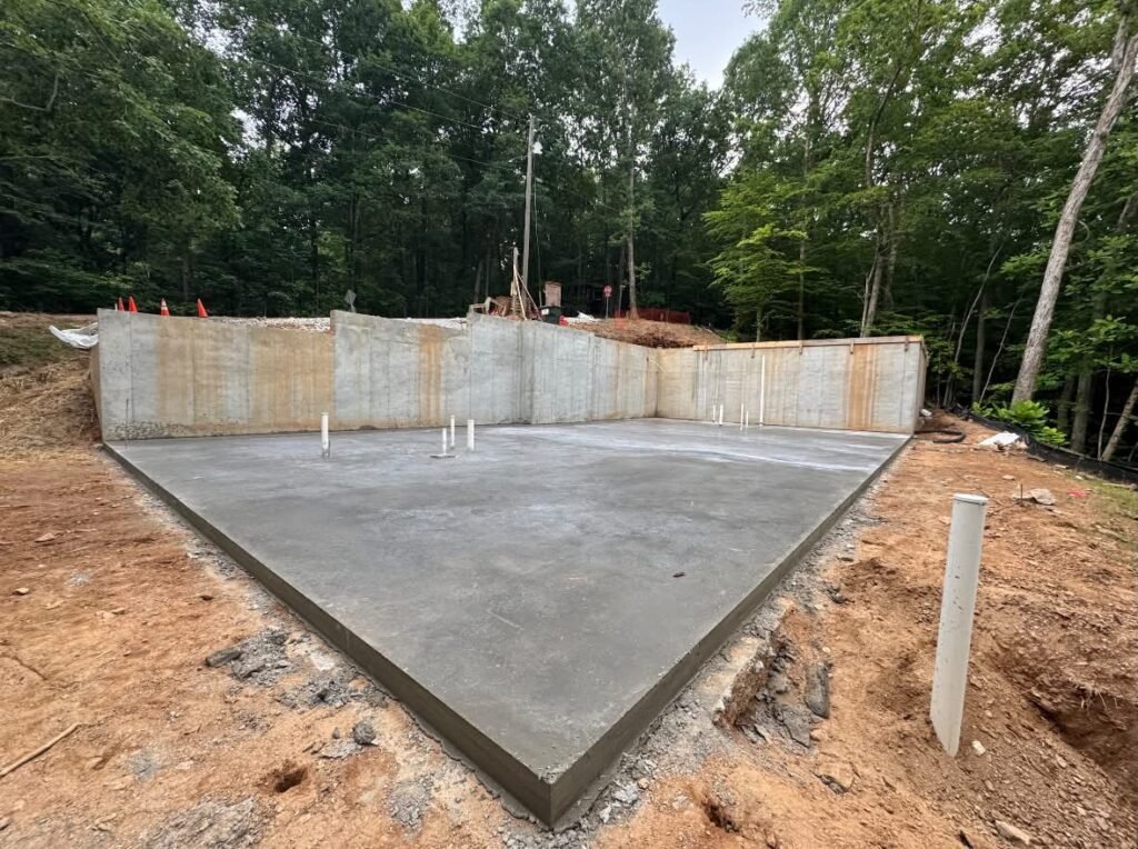 New Concrete Foundation Slab