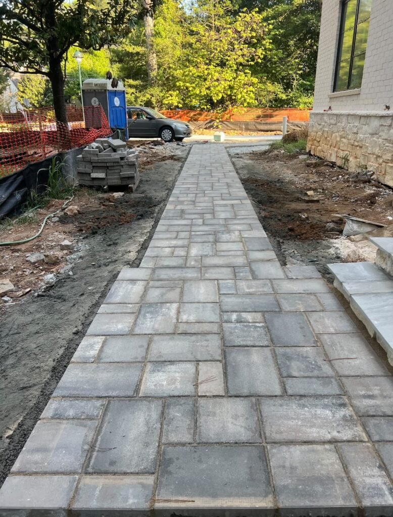 Sidewalk Construction Progress