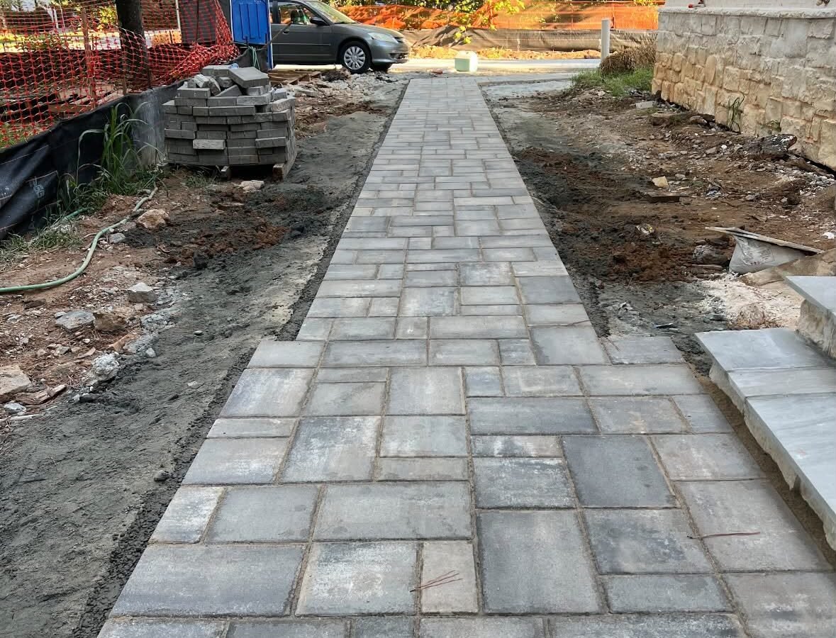 Stone Paver Pathway